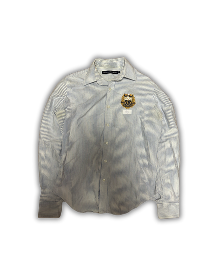 Ralph Lauren Striped Crest Shirt – Classic Fit