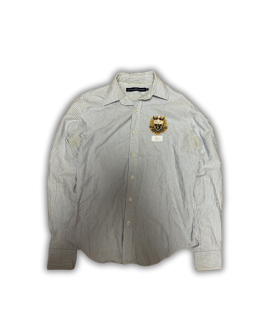 Ralph Lauren Striped Crest Shirt – Classic Fit
