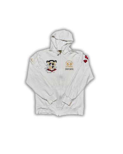 La Martina White Varsity Hoodie
