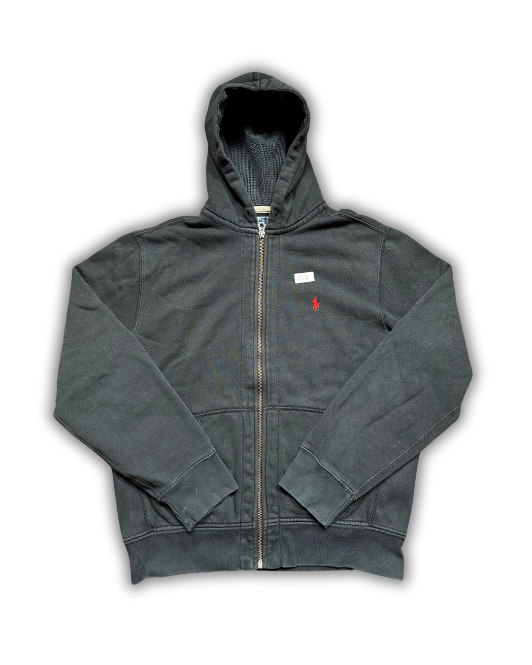 Vintage Polo Ralph Lauren Full-Zip Hoodie – Black