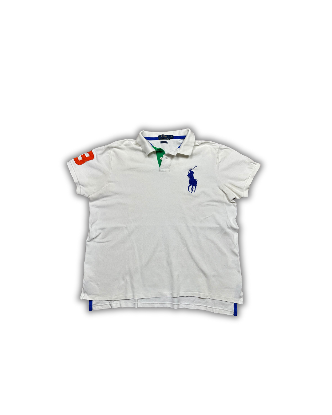 Ralph Lauren White Big Pony Polo