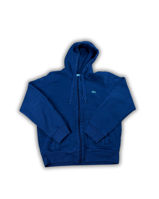 Lacoste Deep Blue Zip-Up Hoodie