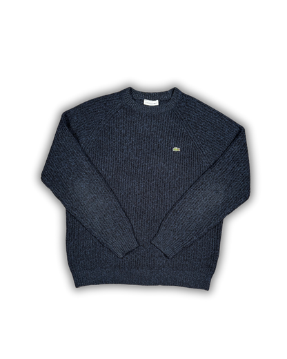 Vintage Lacoste Wool Knit Sweater – Navy Blue