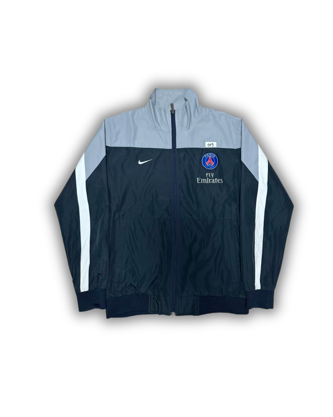 Nike PSG Fly Emirates Windbreaker Jacket – Navy & Grey