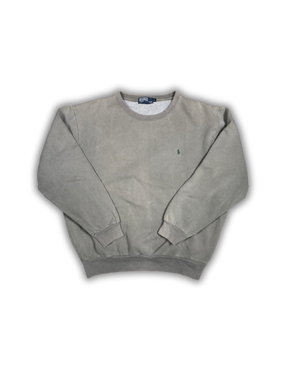 Ralph Lauren Faded Olive Crewneck Sweatshirt