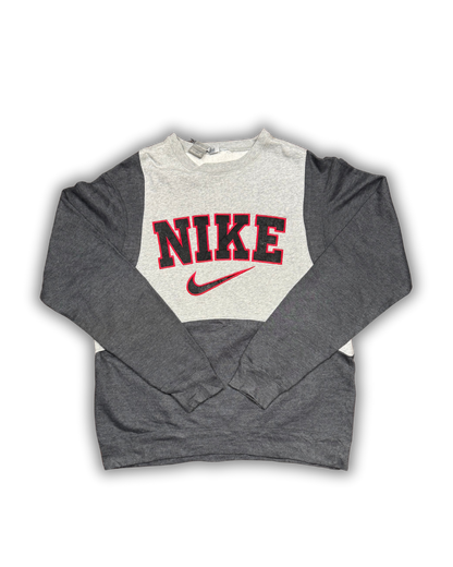 Vintage Nike Two-Tone Crewneck Sweatshirt – Gray & White