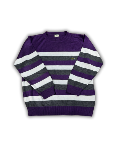 Vintage Lacoste Striped Knit Sweater