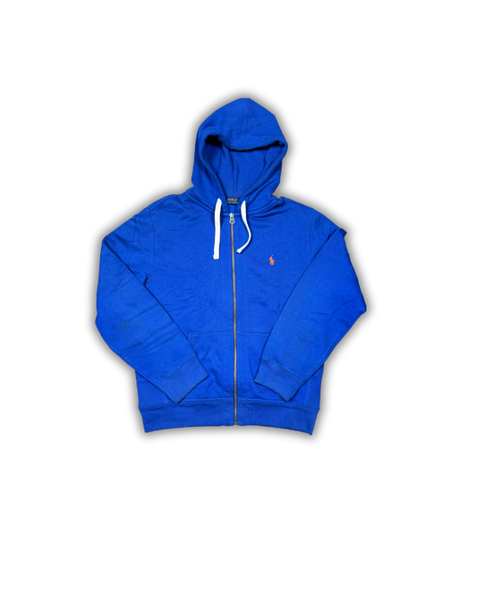 Ralph Lauren Royal Blue Zip-Up Hoodie