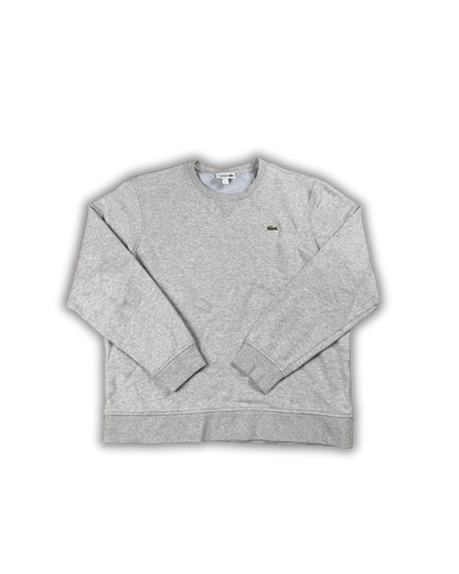 Lacoste Essential Grey Crewneck Sweatshirt