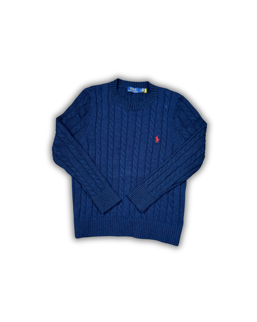 Ralph Lauren Navy Cable Knit Sweater