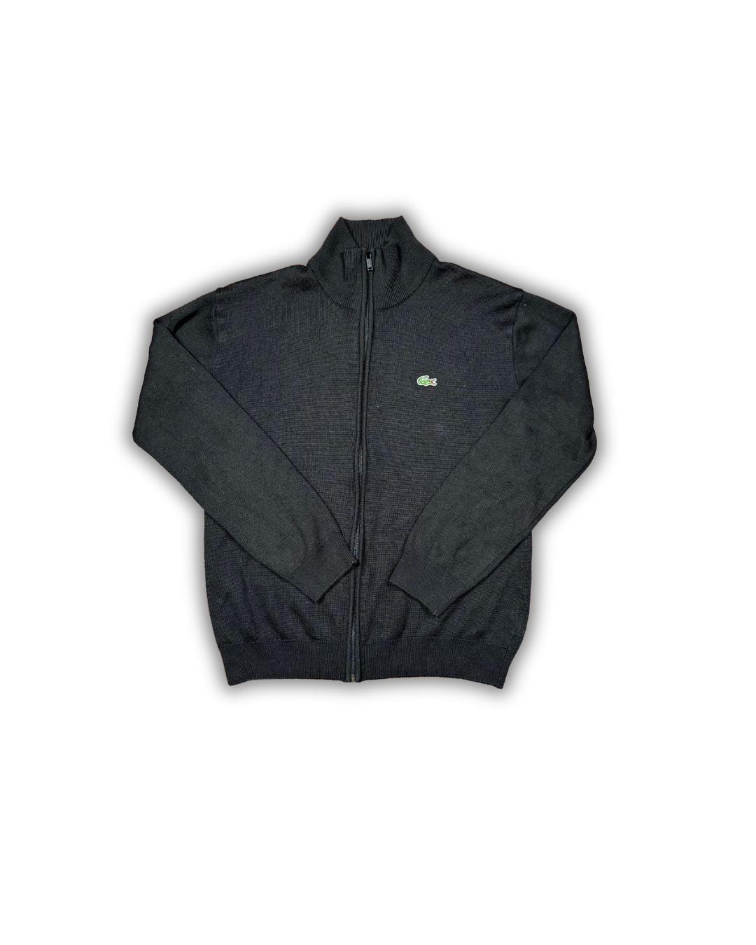 Lacoste Black Full-Zip Sweater
