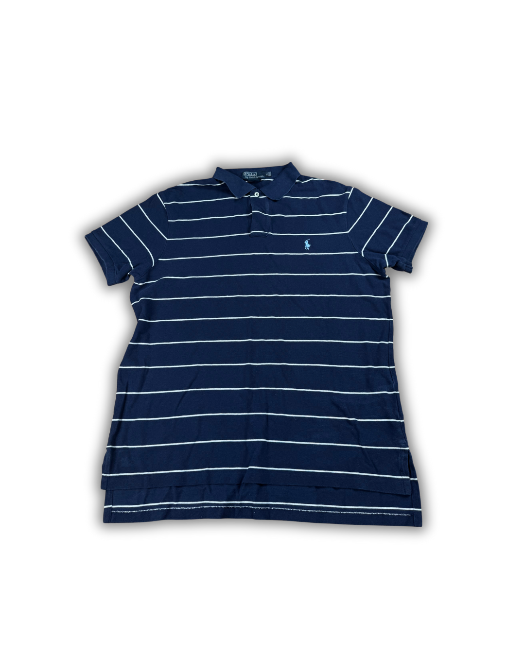Ralph Lauren Navy Striped Polo Shirt