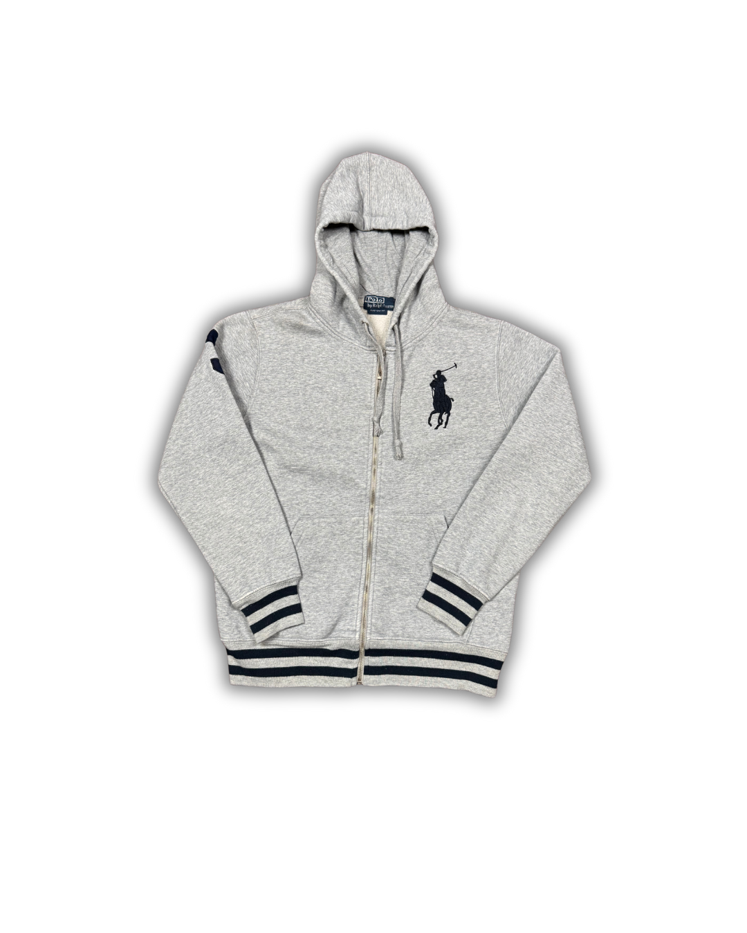 Ralph Lauren Grey Zip-Up Hoodie