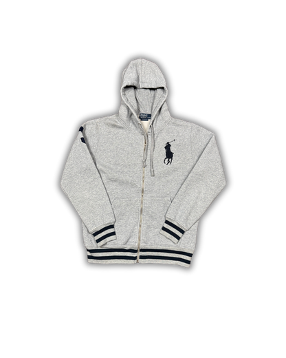 Ralph Lauren Grey Zip-Up Hoodie