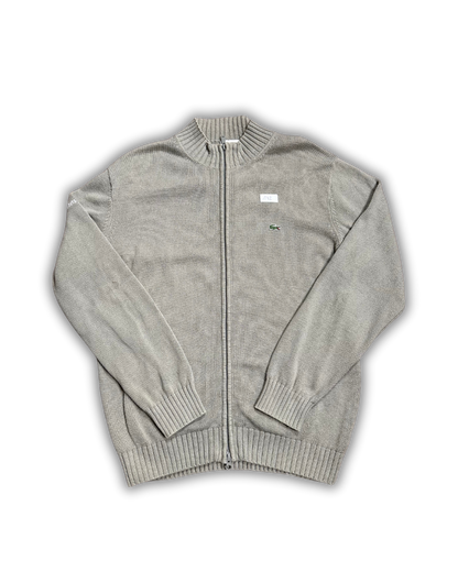 Lacoste x Evian Masters Full-Zip Sweater – Light Grey