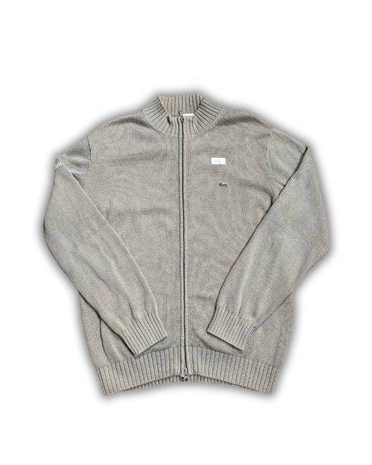 Lacoste x Evian Masters Full-Zip Sweater – Light Grey