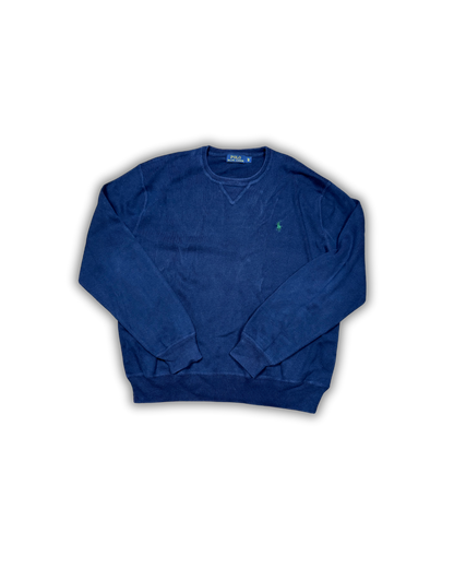 Ralph Lauren Navy Cotton Sweater