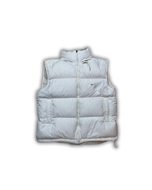 Nike Puffer Vest – Sleek White