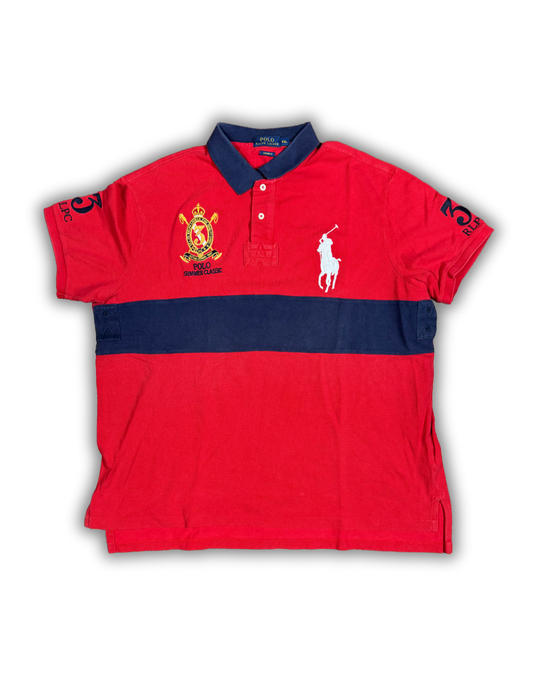 Vintage Polo Ralph Lauren Summer Classic Polo Shirt – Red & Navy