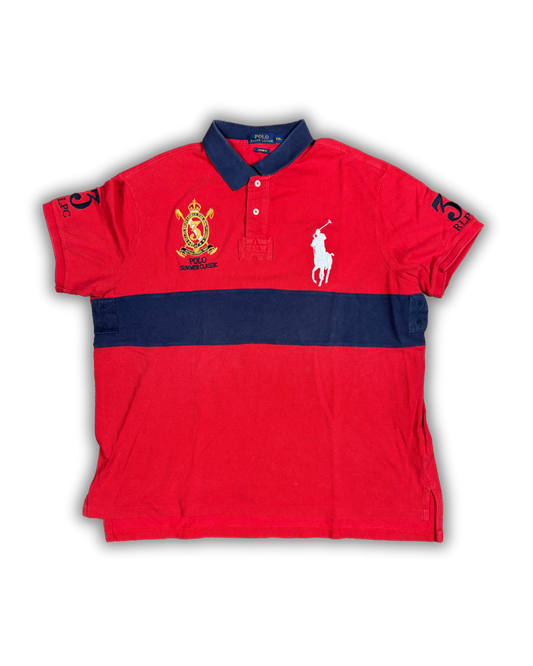 Vintage Polo Ralph Lauren Summer Classic Polo Shirt – Red & Navy