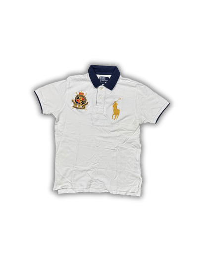 Ralph Lauren White Crest Polo Shirt