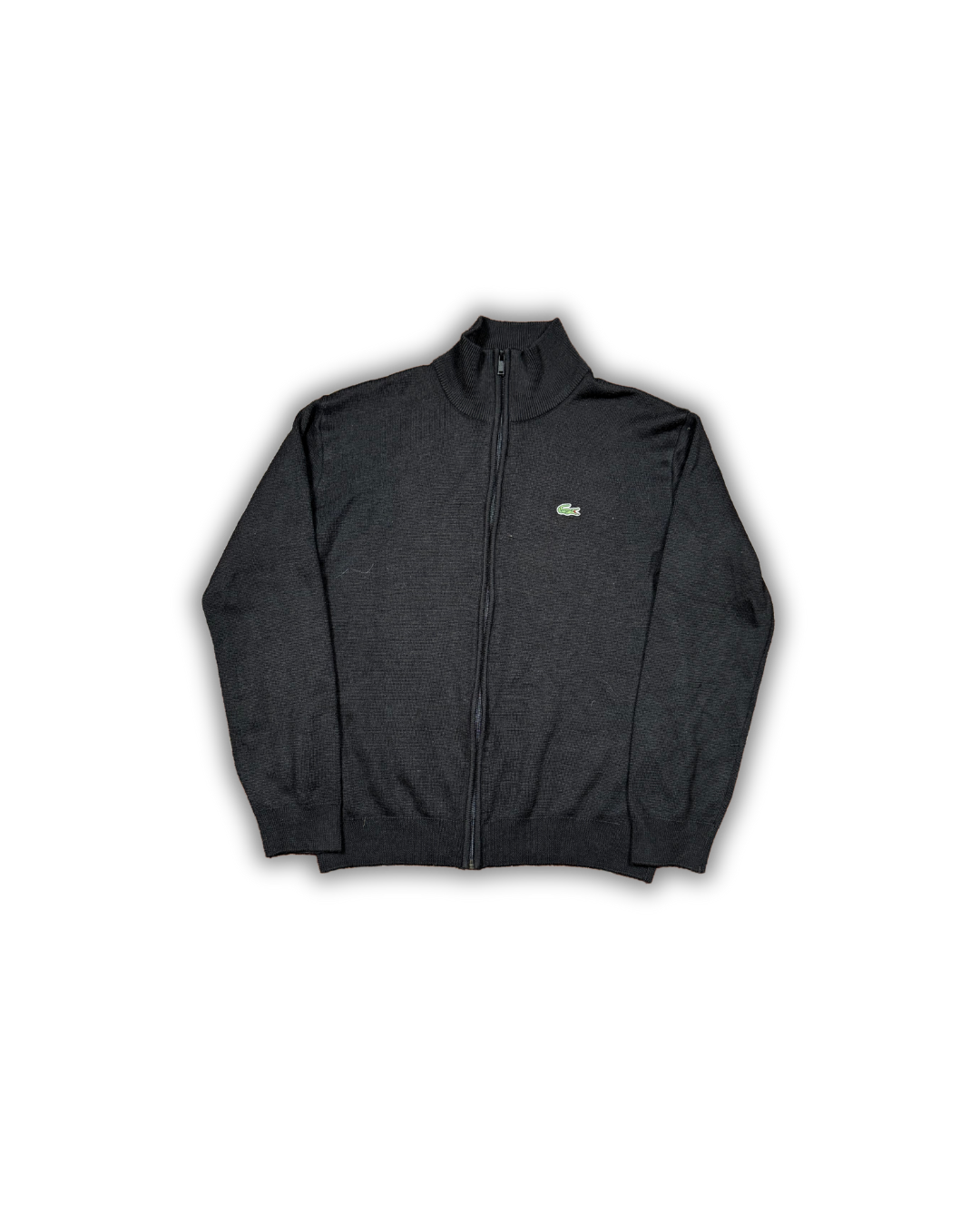 Lacoste Black Full-Zip Sweater