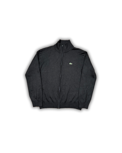 Lacoste Black Full-Zip Sweater