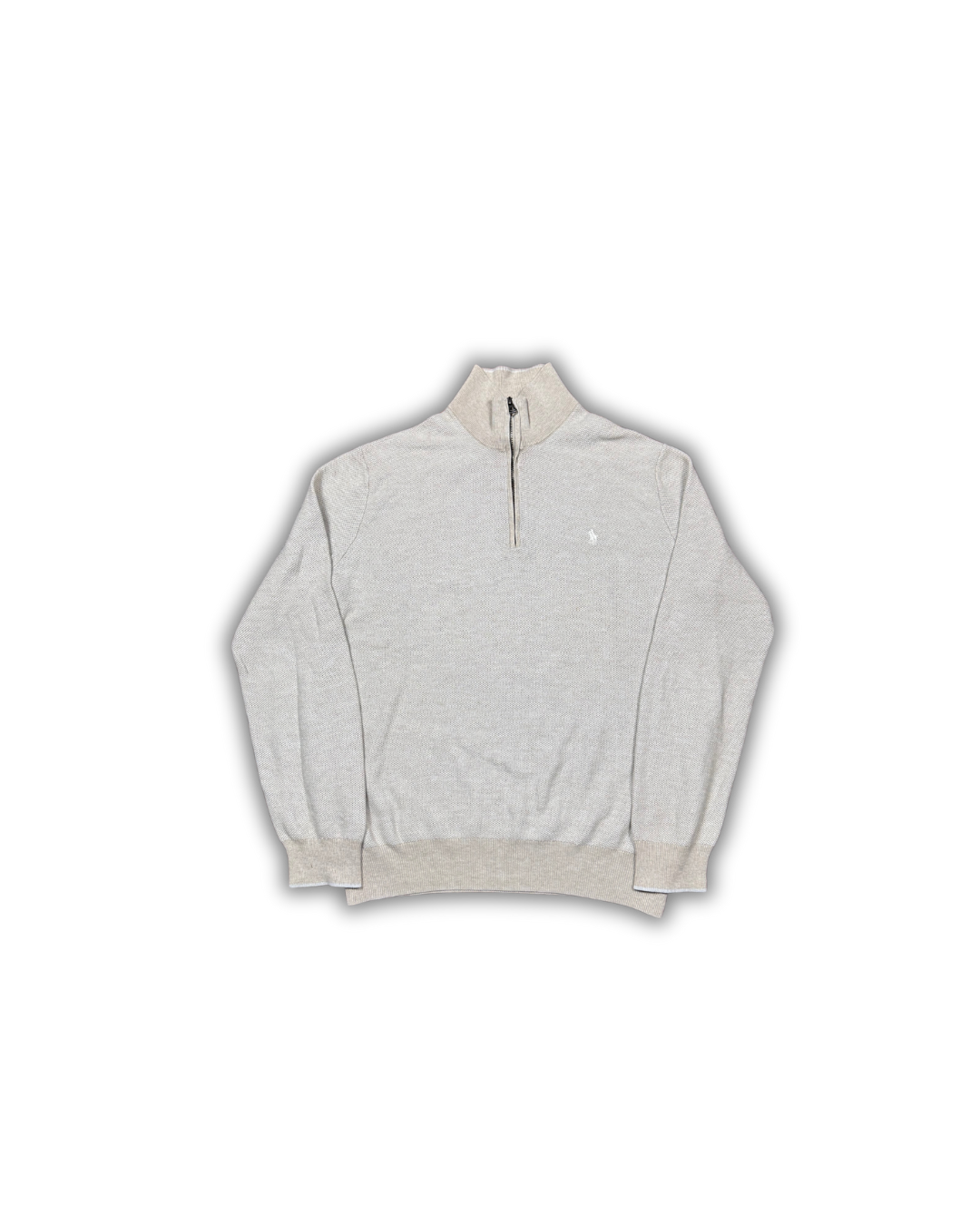 Ralph Lauren Cream 1/4 Zip Sweater