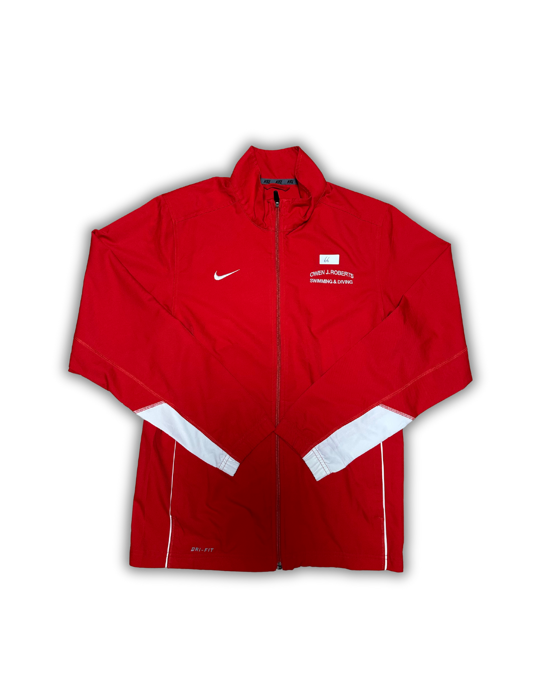 Nike Dri-FIT Swimming & Diving Team Jacket – Red & White