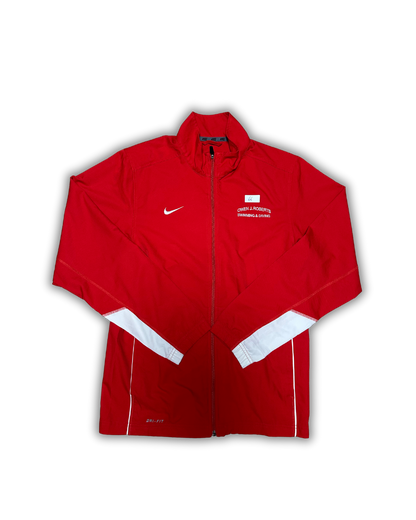 Nike Dri-FIT Swimming & Diving Team Jacket – Red & White