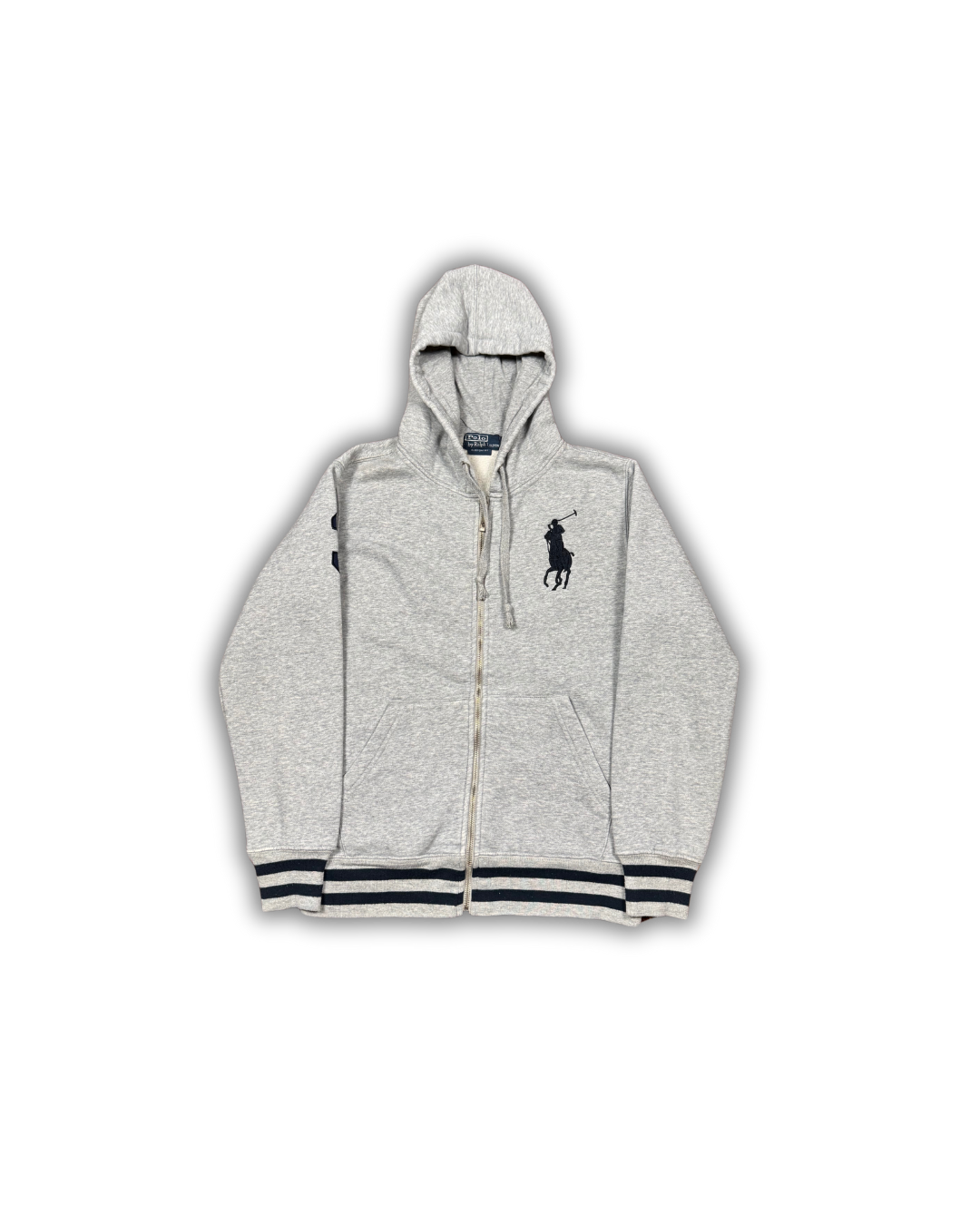 Ralph Lauren Grey Zip-Up Hoodie