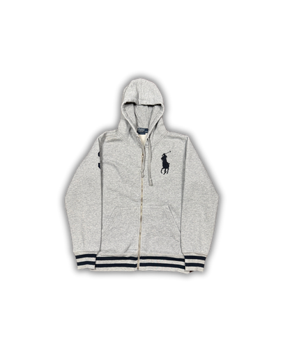 Ralph Lauren Grey Zip-Up Hoodie
