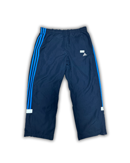 Adidas Three-Stripe Track Pants – Navy & Blue