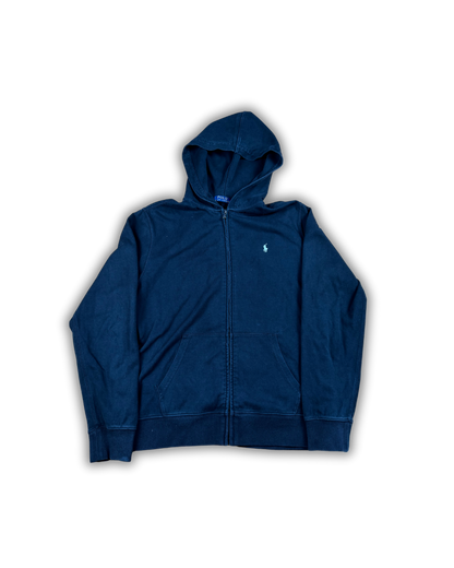 Classic Navy Ralph Lauren Zip Hoodie