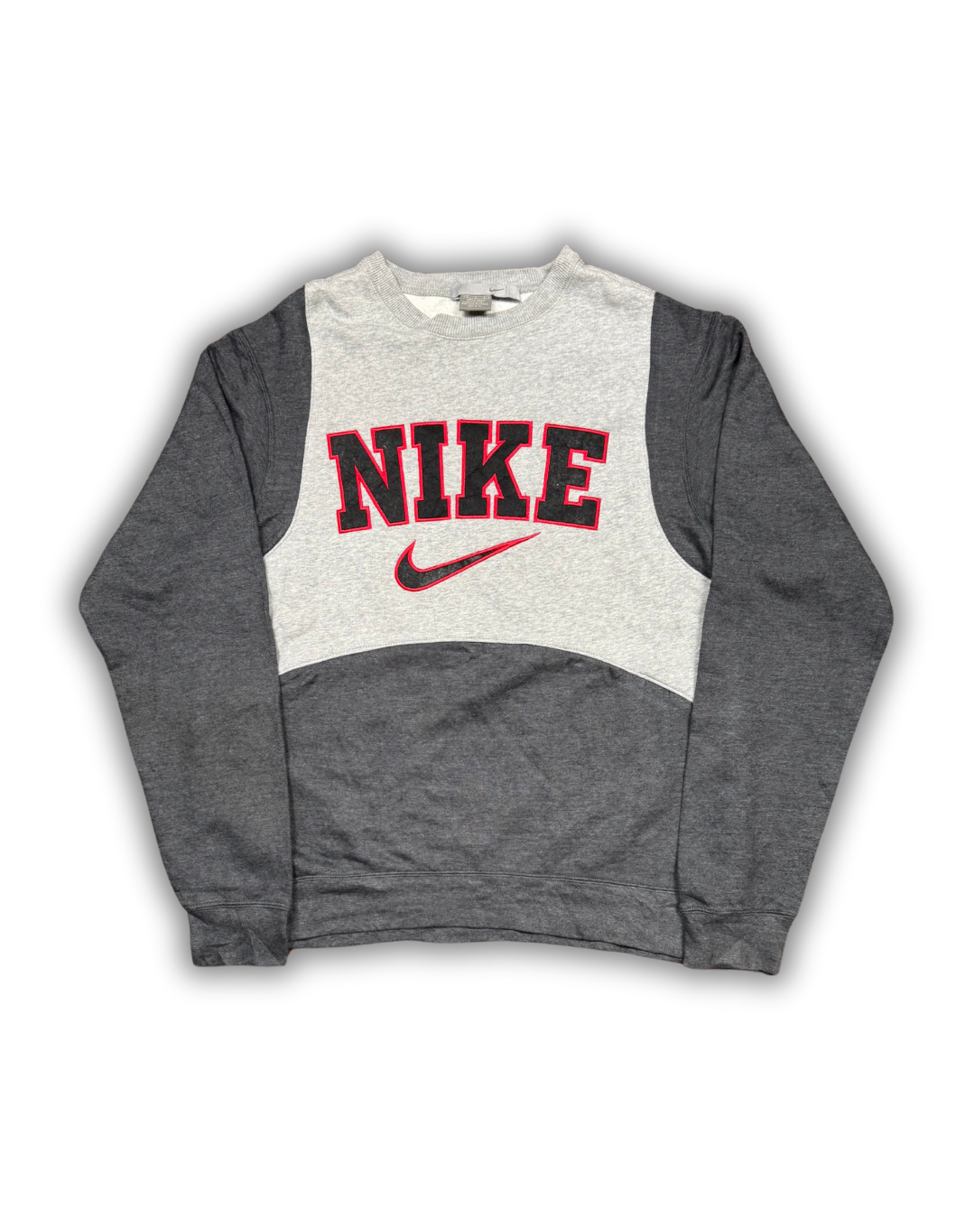 Vintage Nike Two-Tone Crewneck Sweatshirt – Gray & White