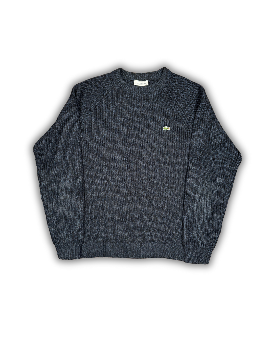 Vintage Lacoste Wool Knit Sweater – Navy Blue