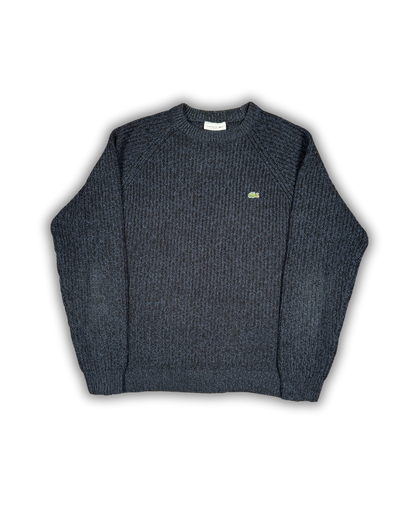 Vintage Lacoste Wool Knit Sweater – Navy Blue