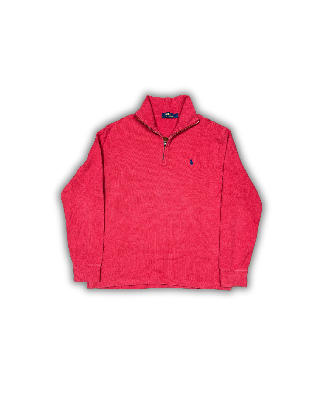 Ralph Lauren Red 1/4 Zip Sweater