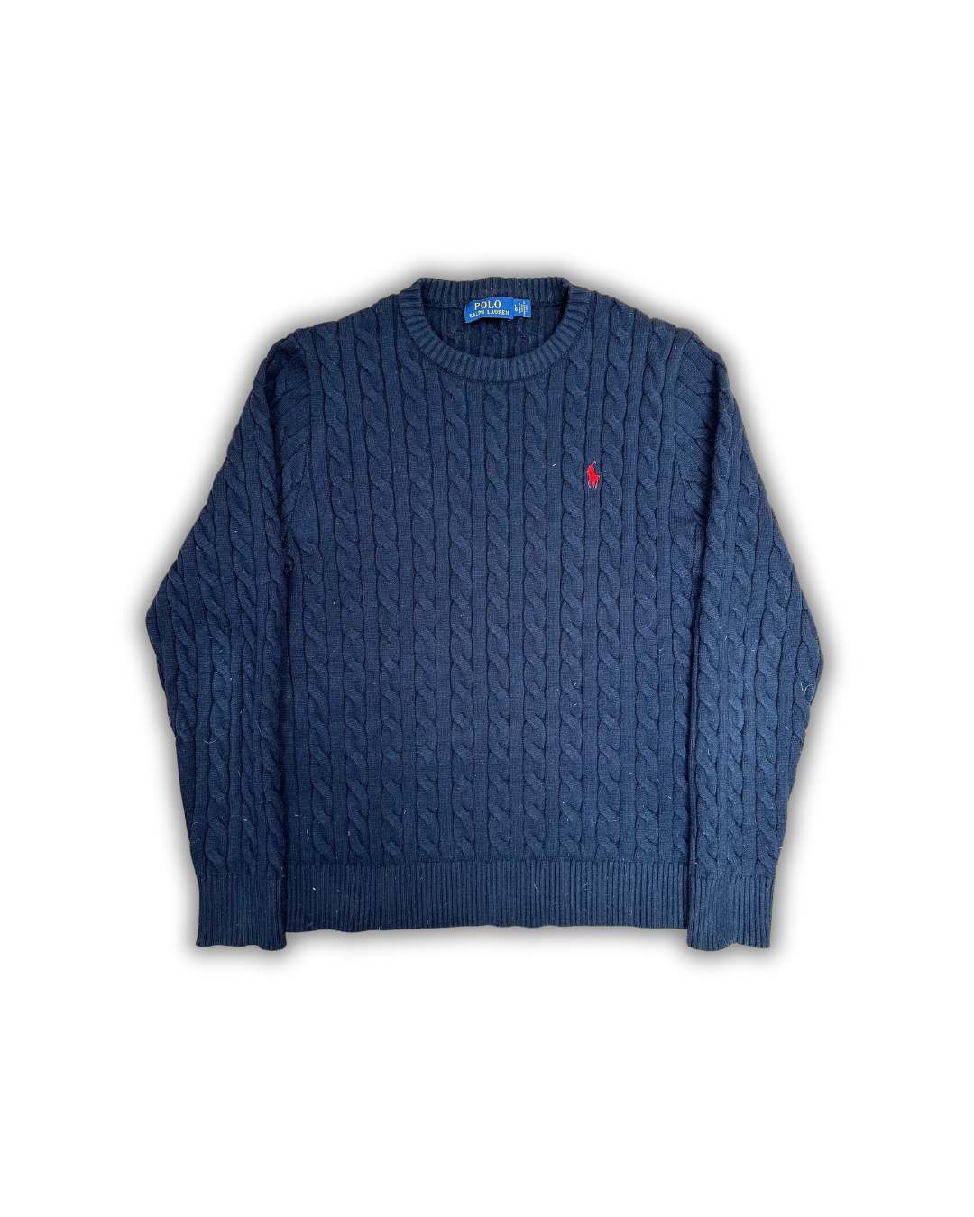 Ralph Lauren Polo Cable Knit Sweater – Navy