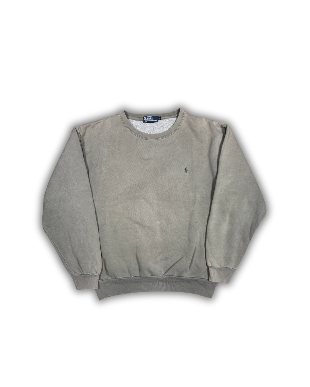 Ralph Lauren Faded Olive Crewneck Sweatshirt