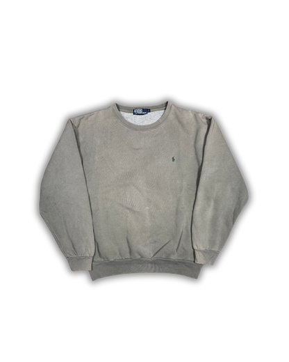Ralph Lauren Faded Olive Crewneck Sweatshirt