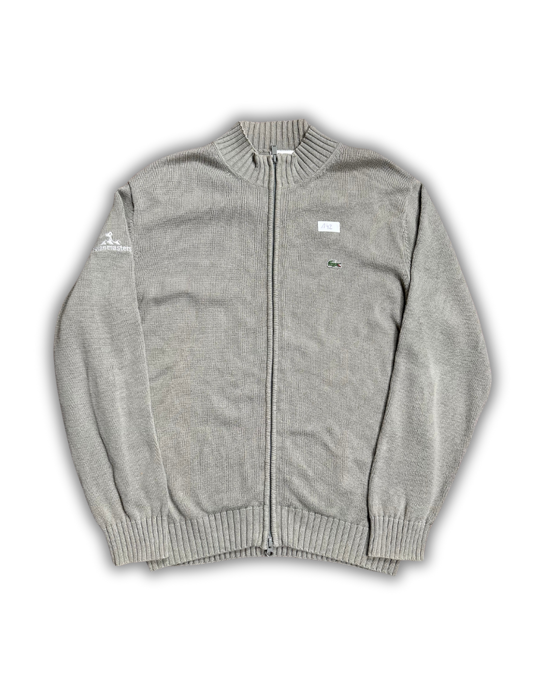 Lacoste x Evian Masters Full-Zip Sweater – Light Grey