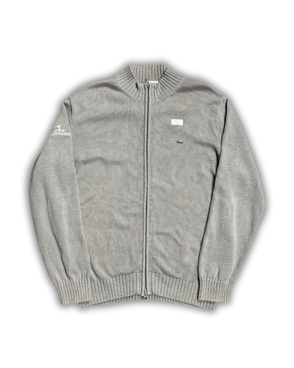 Lacoste x Evian Masters Full-Zip Sweater – Light Grey