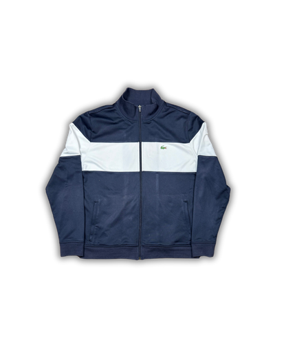 Lacoste Navy & White Track Jacket
