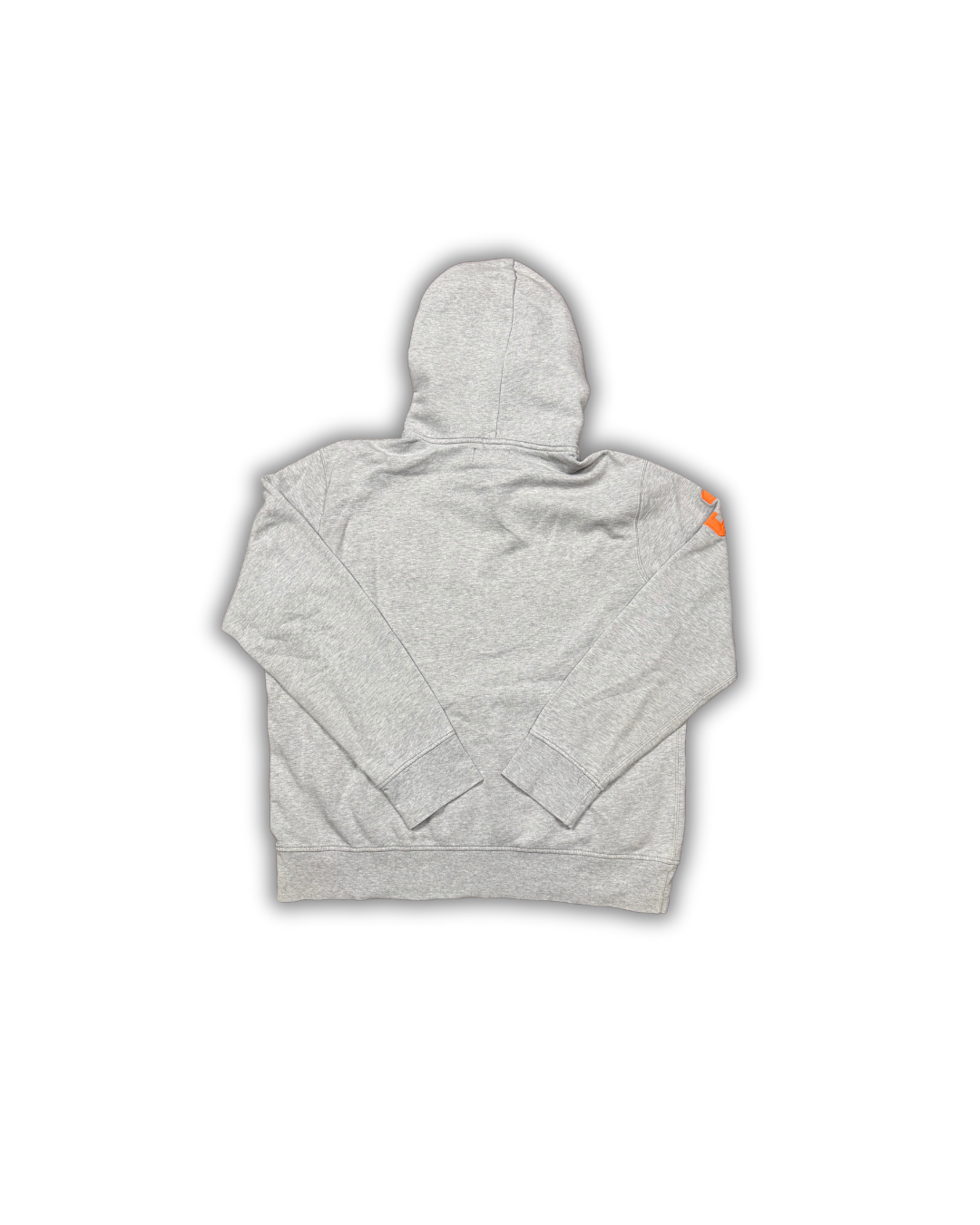Ralph Lauren Grey Hoodie with Bold Orange Logo