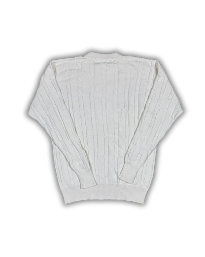 Vintage Polo Ralph Lauren Cable Knit Sweater – Cream White