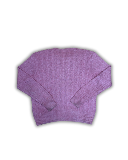 Ralph Lauren Cable Knit Sweater – Heather Pink