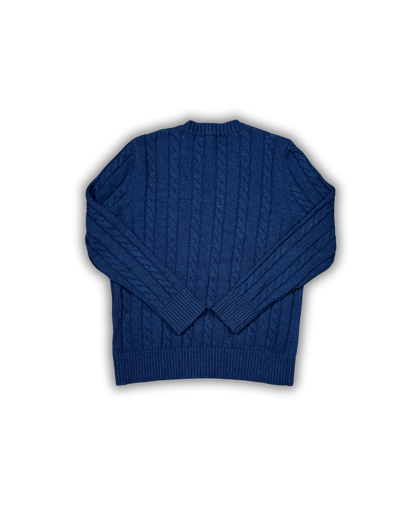 Ralph Lauren Navy Cable Knit Sweater