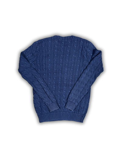 Ralph Lauren Navy Cable Knit Sweater