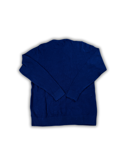 Lacoste Deep Navy Cable Knit Sweater
